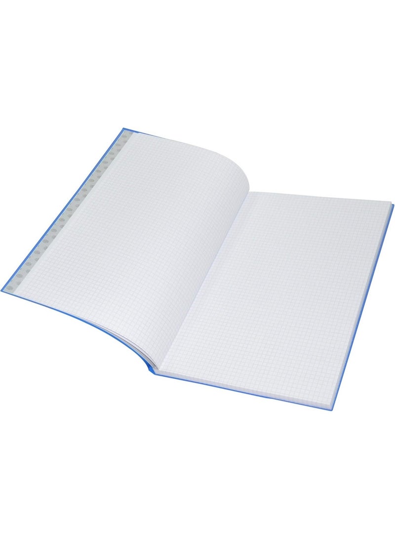 FIS PVC Cover NoteBook, 96 sheets, 192 pages, FS Size, 5mm Square, Assorted Colour 6-Piece - FSNBFS2QPV5MAST - Image 2